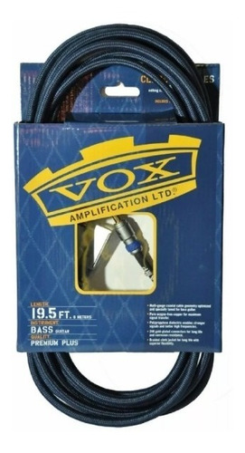 Cable Instrumento Vox 4 Mts Vbc 13 Color Azul