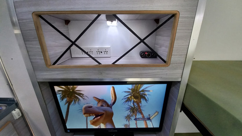 Mini Casa Rodante 2 Metros Para 4 Personas Equipada Tv Led