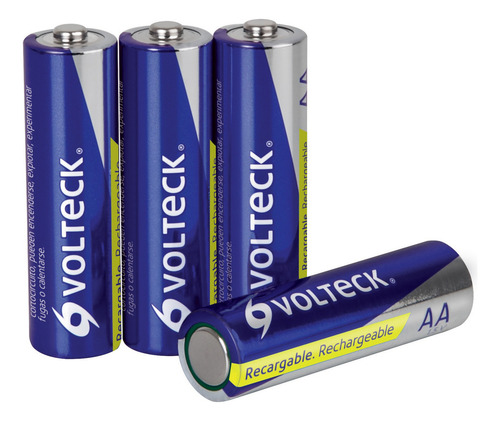 Pilas Recargables Aaa Y Aa 8 Pilas Volteck
