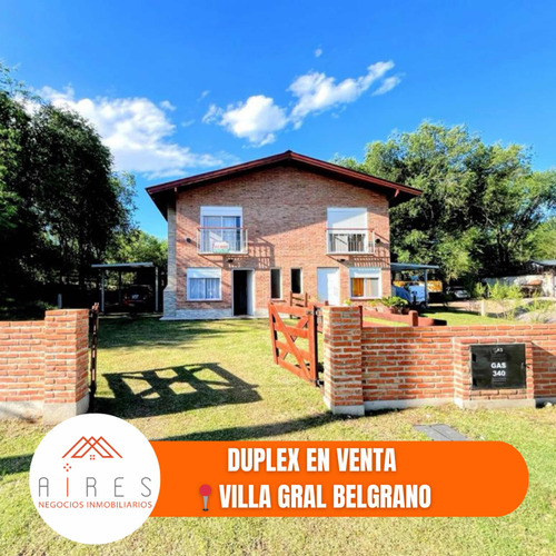 Duplex En Venta- Villa General Belgrano