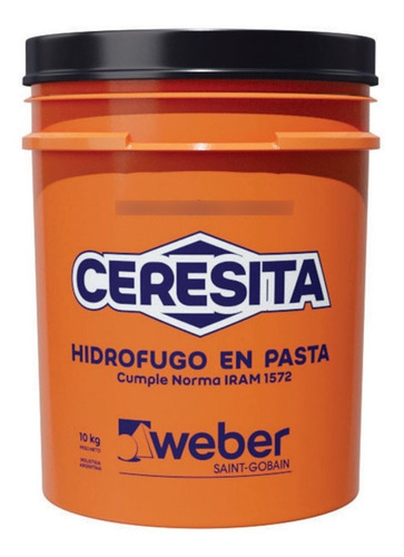 Ceresita Aditivo Hidrofugo Weber 10 Kg Galeria