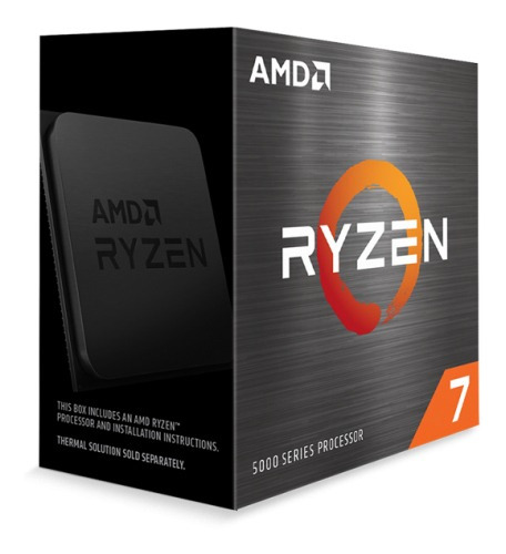 Processador AMD Ryzen 7 5800X 3.8GHz (4.7GHz Max Turbo) 32MB Cache AM4 Sem Vídeo Sem Cooler - 100-000000063