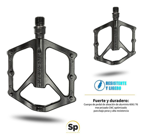 Imagen 5 de 7 de Pedales Plartafom Bicicleta Aluminio Bmx Mtb Enduro Downhill