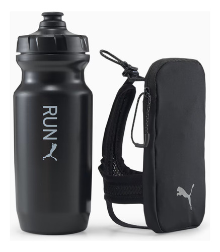 Puma Botella Para Correr Con Porta Celular Correa Ajustable Negro