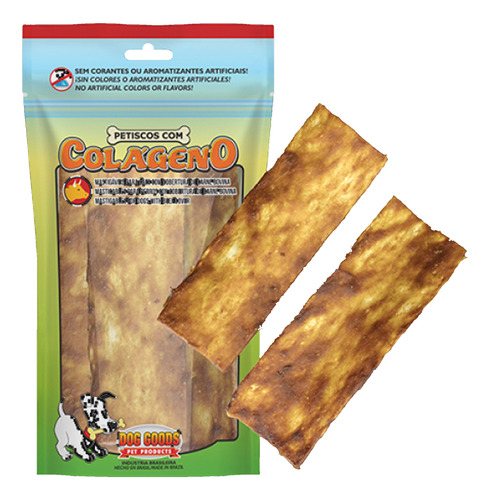 Snack Chip Digerible Para Perro Sabor Carne Con Colágeno 