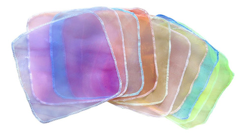 Bufandas Sensoriales Para Bebés, 10 Uds., Bufanda Cuadrada,