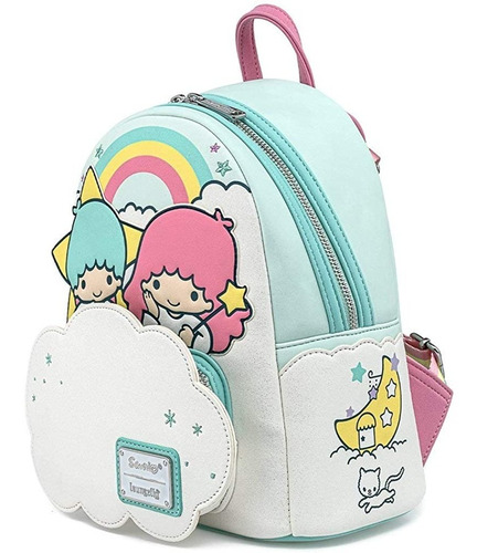 Imagen 2 de 5 de Loungefly Sanrio Mochila Little Twin Stars Nubes 2022