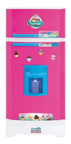 Geladeira Cupcake 8055 Magic Toys Com Dispenser E Acessórios