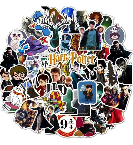 Pack 20 Calcomanías Stickers Termo Vinilo Harry Potter Us