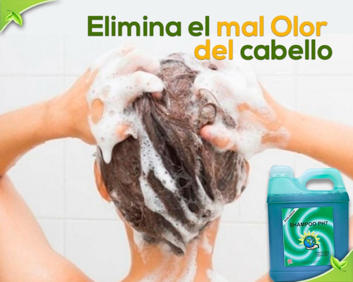 Imagen 5 de 7 de Shampoo Sin Sal Ecológico Ph7 Neutro, Para Caida De Cabello