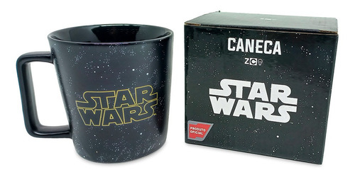 Caneca Star Wars Galaxia De Cerâmica 400ml Buck