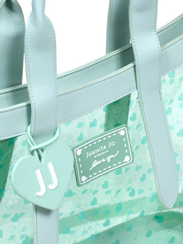 Cartera Juanita Shopping Bag Cancun Aqua 10878