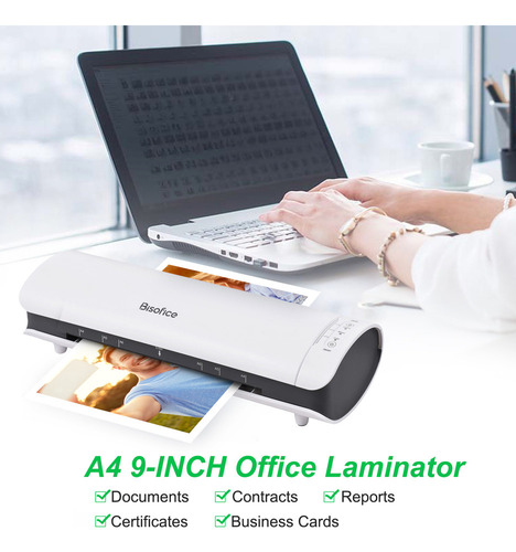 Laminator A4 Machine Bisofice Set Size Sl988 Roller