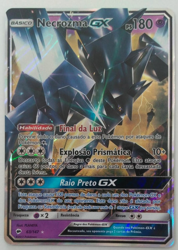 Carta Pokemon Necrozma Gx