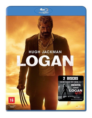 Blu-ray Duplo Logan - Wolverine - Hugh Jackman Orig Lacrado