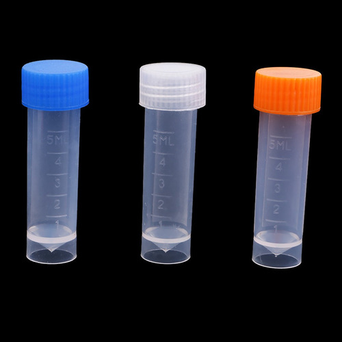 6pcs Contenedor Tapa Multicolor Transparente Botellas De