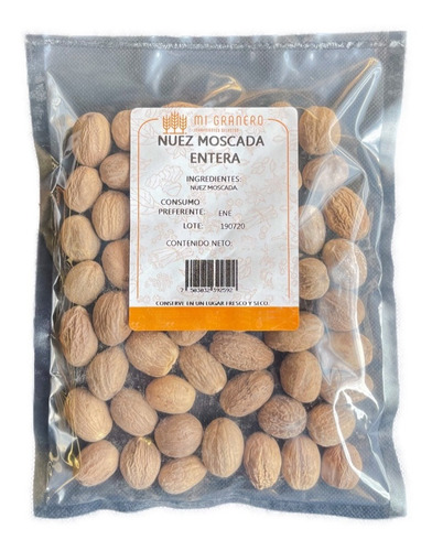 Nuez Moscada Entera 500 Gramos