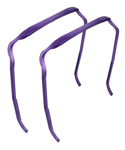 Tiara de pelo grueso y rizado, 2 unidades, gafas de sol, banda de color violeta