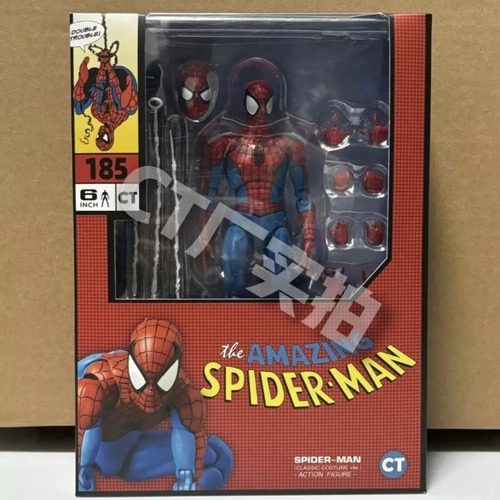 Brinquedos De Bonecos De Ação Ct Toys Spiderman Mafex 185sp1