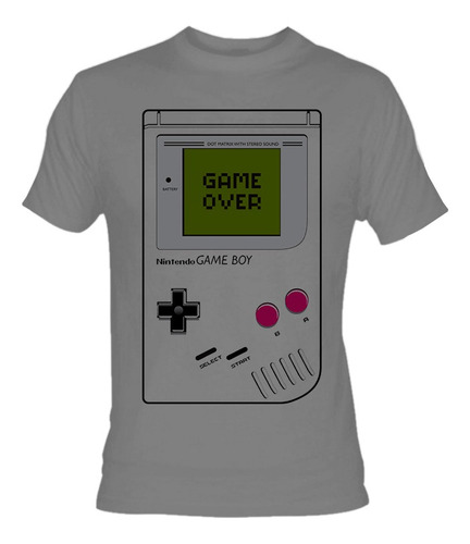 Nintendo Game Boy Clasico Playera Gamer Mario Bross Metroid