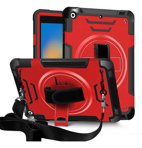 Funda Para iPad 9 8 7 Generación 10.2 Correa Stand 360°