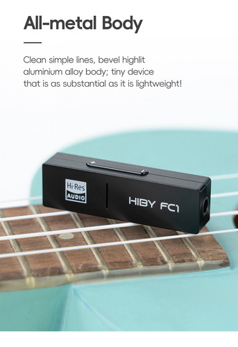 Hiby Fc1 2024 Dac Amplificador 3.5 Mm Pcm384 Khz / 32 Bits