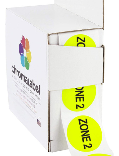 Chromalabel Etiqueta Redonda 1  500 Caja Dispensadora Alta 2