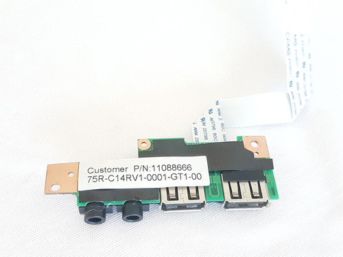 Placa Áudio Usb Para Notebook Positivo Premium S6040