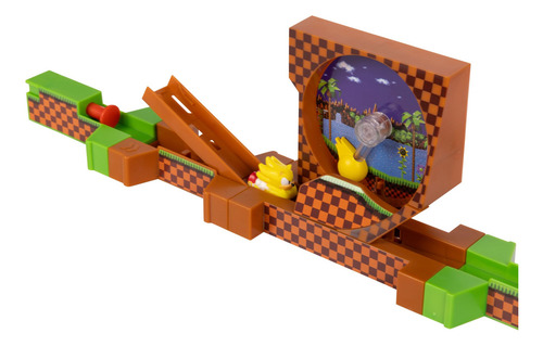 Sonic The Hedgehog Go Go Racers Deluxe Playset Con Figura