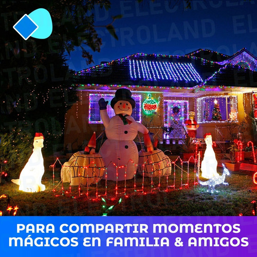 Imagen 6 de 10 de Manguera Led Multicolor 5 Metros Flexible 8 Efectos Navidad