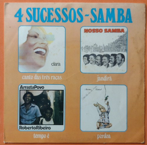 Compacto 4 Sucessos Samba Clara Nunes Paulinho Da Viola 1976