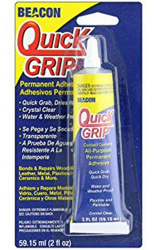 Pegamento Permanente Beacon Quick Grip - Secado Rápido, Tran