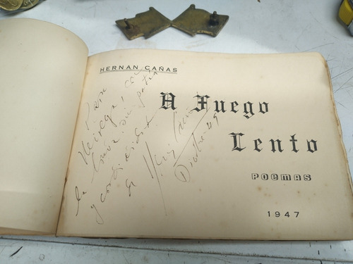 A Fuego Lento 1947 Poemas Hernán Cañas (Usado)