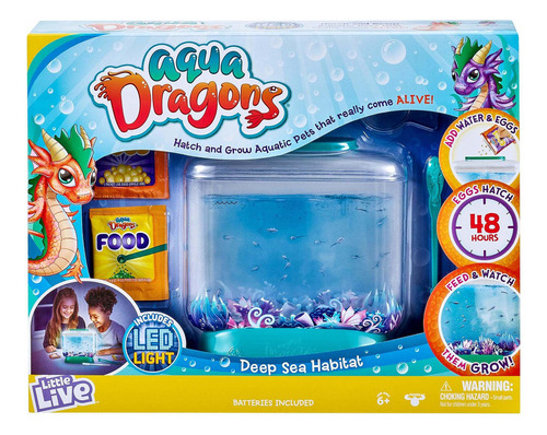 Juego Educativo  Live Aqua Dragons Hábitat De Mar Pr Fr80jc