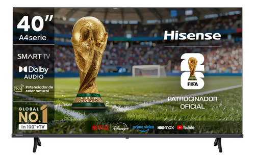 Televisor Led 40"" Negro 40A4Nv Fhd Hisense