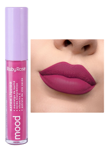 Batom Líquido Mood - Escolha Sua Cor - Ruby Rose Hb566