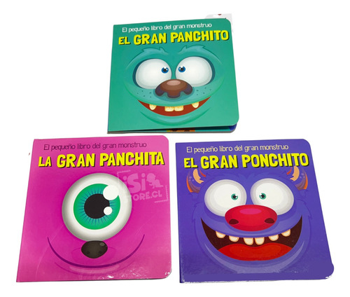 El Pequeño Libro Del Gran Monstruo, Set 3 Cuentos Tapa Dura