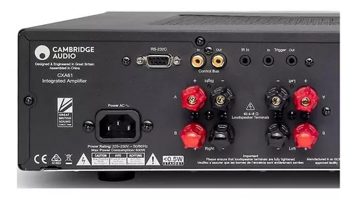 Amplificador integrado CAMBRIDGE AUDIO CXA61