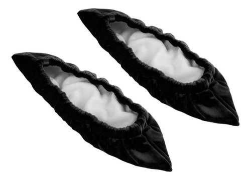 1 Par De Funda De Salva Cuchillas Impermeable De Negro M