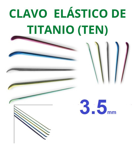 Clavo Elastico De Titanio Ten 3.5mm