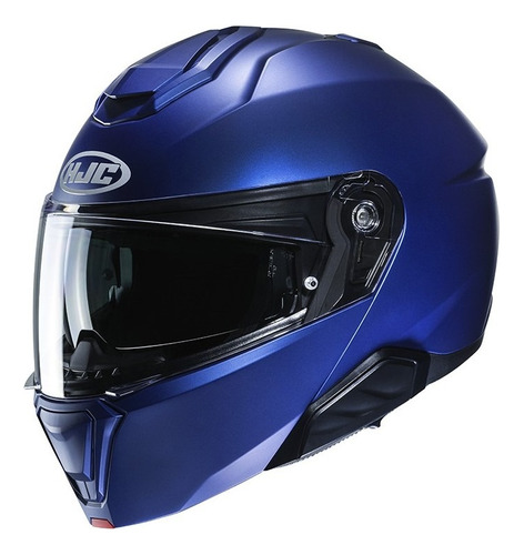 Casco Hjc Abatible I91 Azul Metal