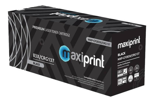Imagen 1 de 2 de Toner Compatible Canon Crg137 Hp Cf283x M125 M127fn M201