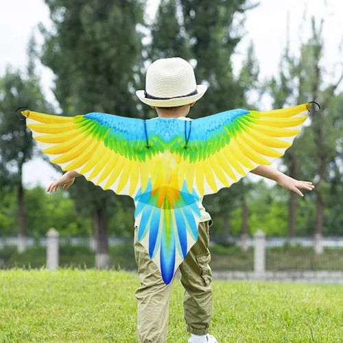 Conjunto De Disfraz De Pájaro For Niños, Capa Con Alas /