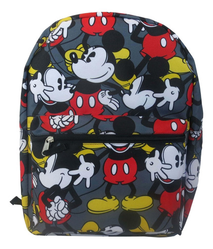 Mochila Mickey Mouse 16 Con Estampado Integral - Kmal