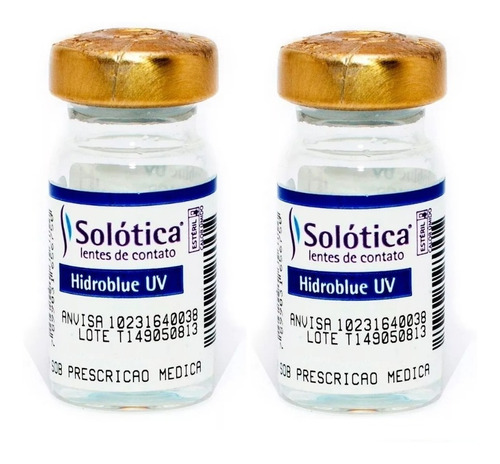 Lente De Contato Anual Hidroblue Tórica Astigmatismo / 1 Par