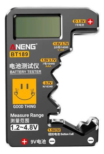 Testador Medidor Pilhas Baterias Digital Aaa Aa 9v Cr123a