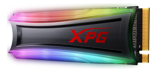 Ssd M.2 1tb Disco Duro Estado Solido Xpg Spectrix 2280 Rgb Disipador Gamer Color Negro