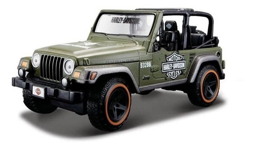 Jeep Wrangler Rubicon Harley Davidson 1:27 Maisto