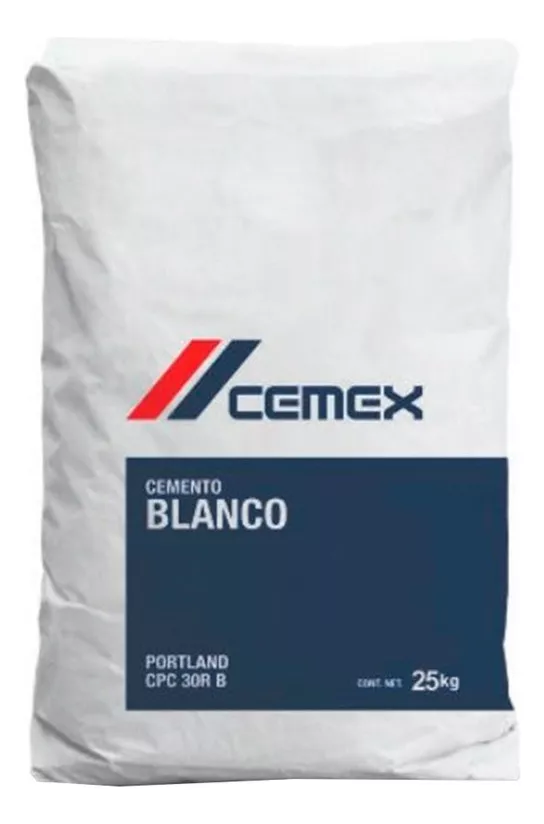Tercera imagen para búsqueda de cemento blanco cemex 25 kg
