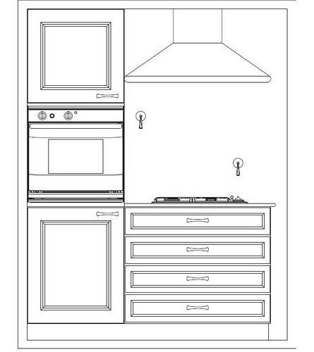 Imagen 4 de 4 de Combo25 Gas Longvie Horno H1500xf + Anafe A2600xf